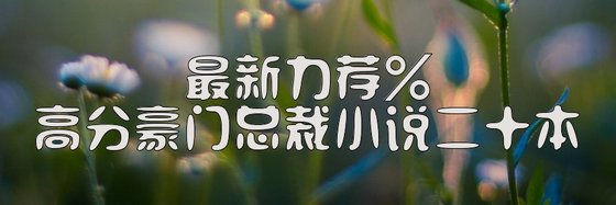 最新力薦%高分豪門總裁小說二十本
